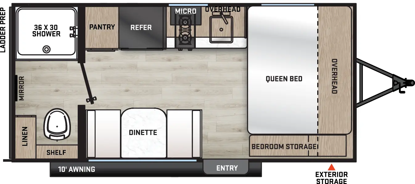 Catalina Summit Series 7 154RBX Floorplan